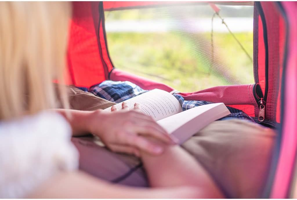 Kings Pink Deluxe Single Swag 50 mm Mattress Quick Set up