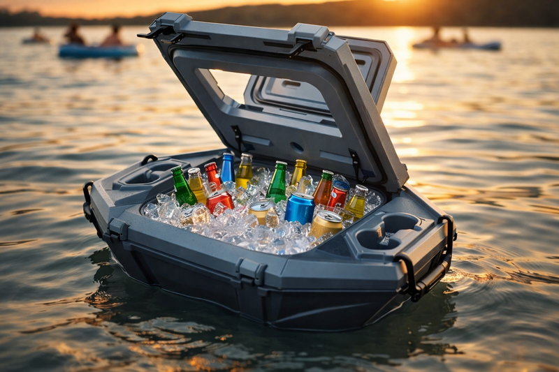 Never Leave the Water — Cooler Cruiser Floating Ice Chest