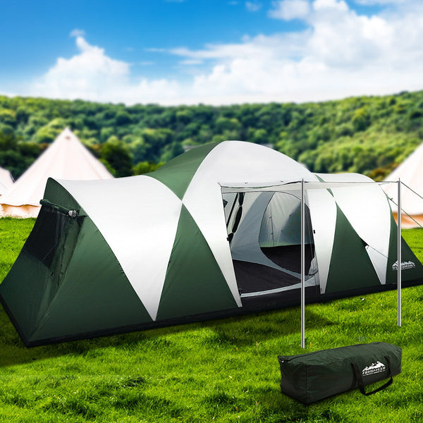 Weisshorn 12 Person Family Camping Tent – Spacious 3-Room Shelter