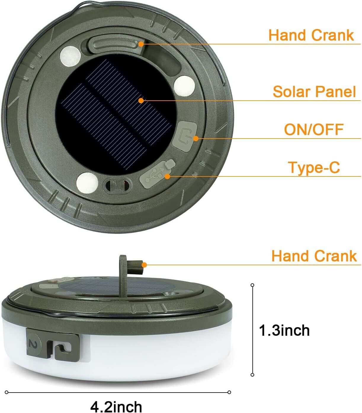 Solar Camping String Lights: 5-Mode IPX4 Waterproof USB/Solar Powered 2-in-1 for Outdoor Tents Hiking & Party Decor