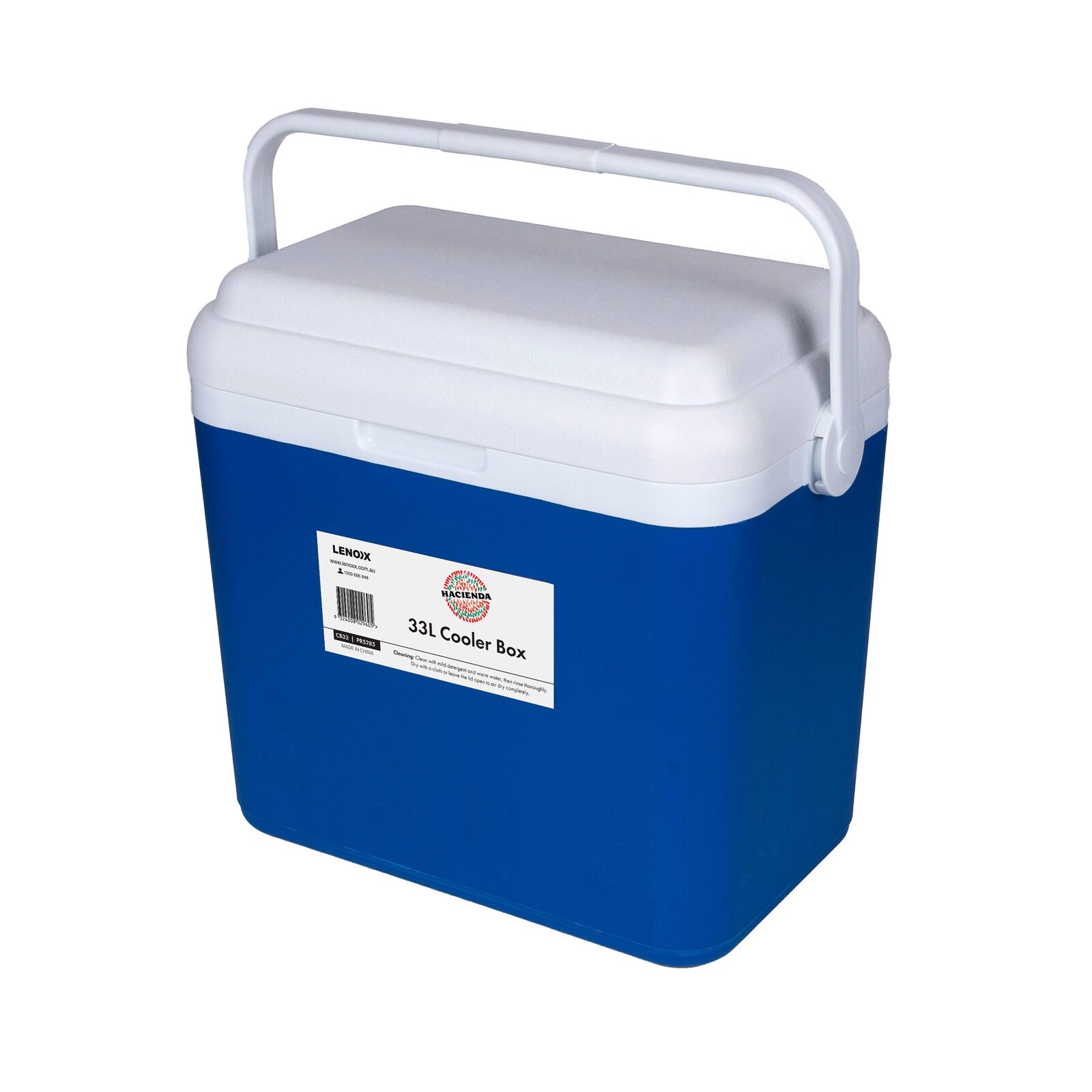 33L Portable Cooler Box Ice Chest for Picnic Camping Fishing Caravan
