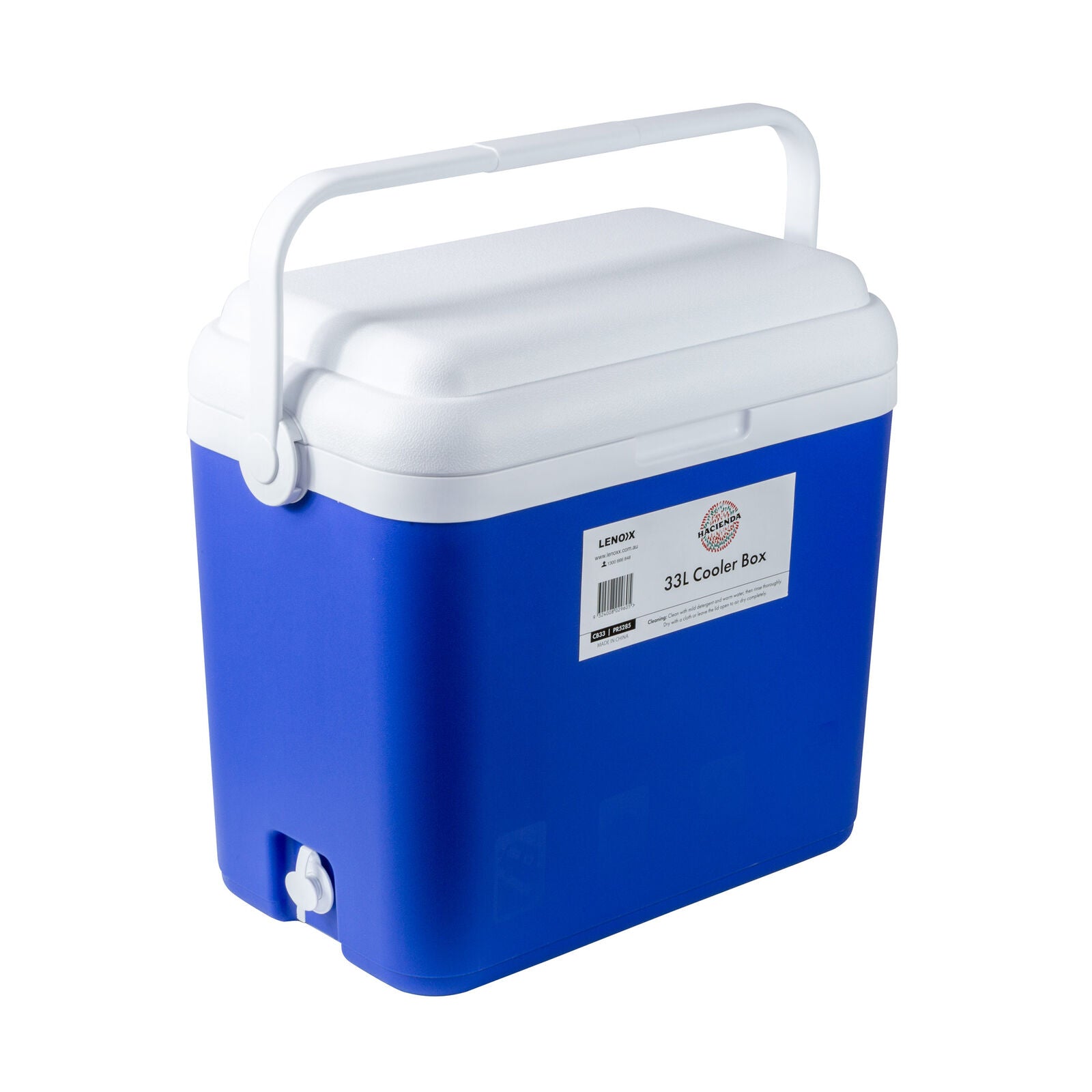 33L Portable Cooler Box Ice Chest for Picnic Camping Fishing Caravan