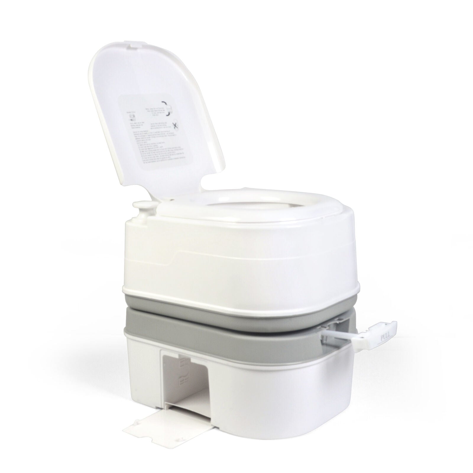 24L Portable Camping Caravanning Toilet with Odour-Resistant Seal