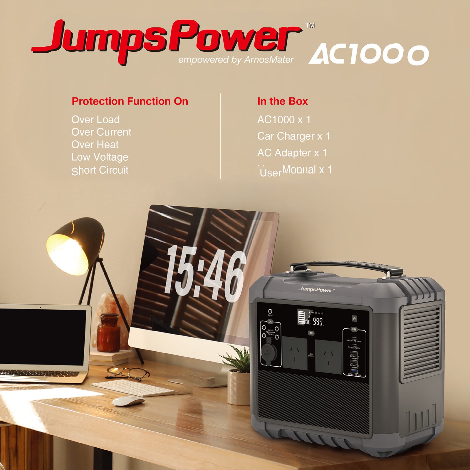 1000W Power Station – Off-Grid Power Anywhere