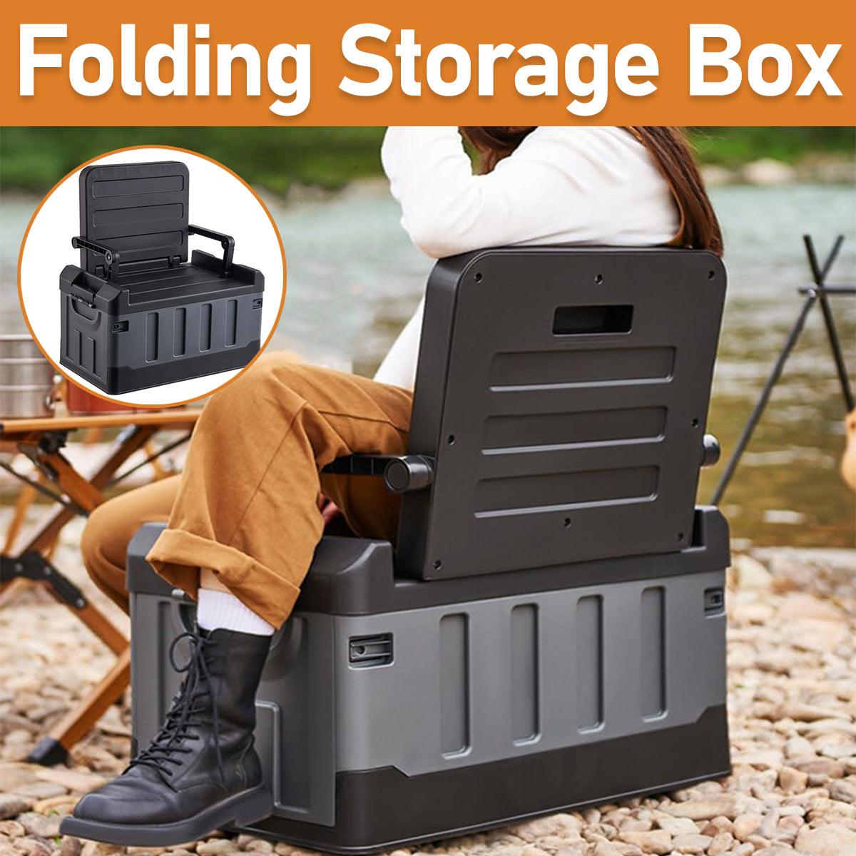 Folding Storage Box Large Capacity Organizer Collapsible Container for Home