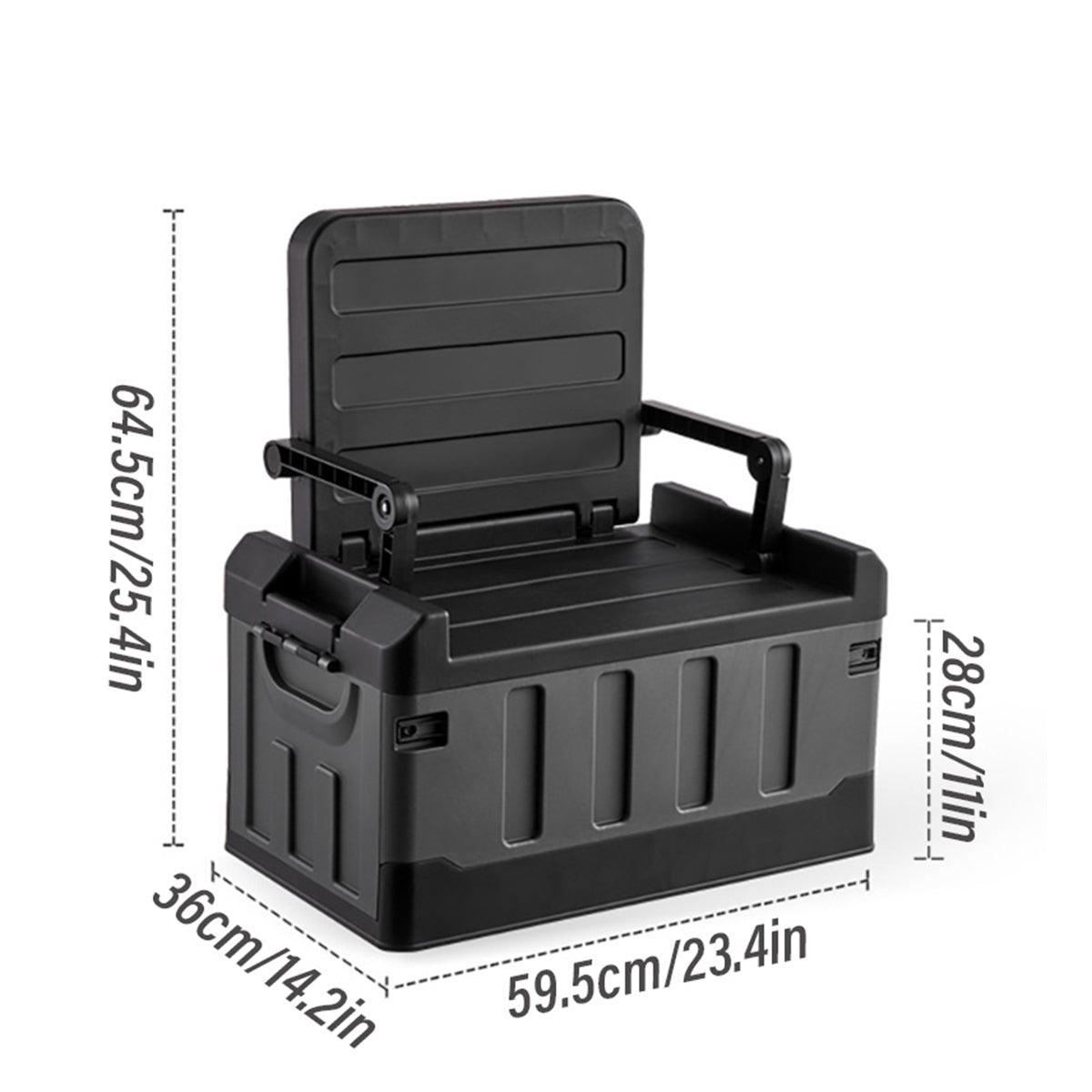 Folding Storage Box Large Capacity Organizer Collapsible Container for Home