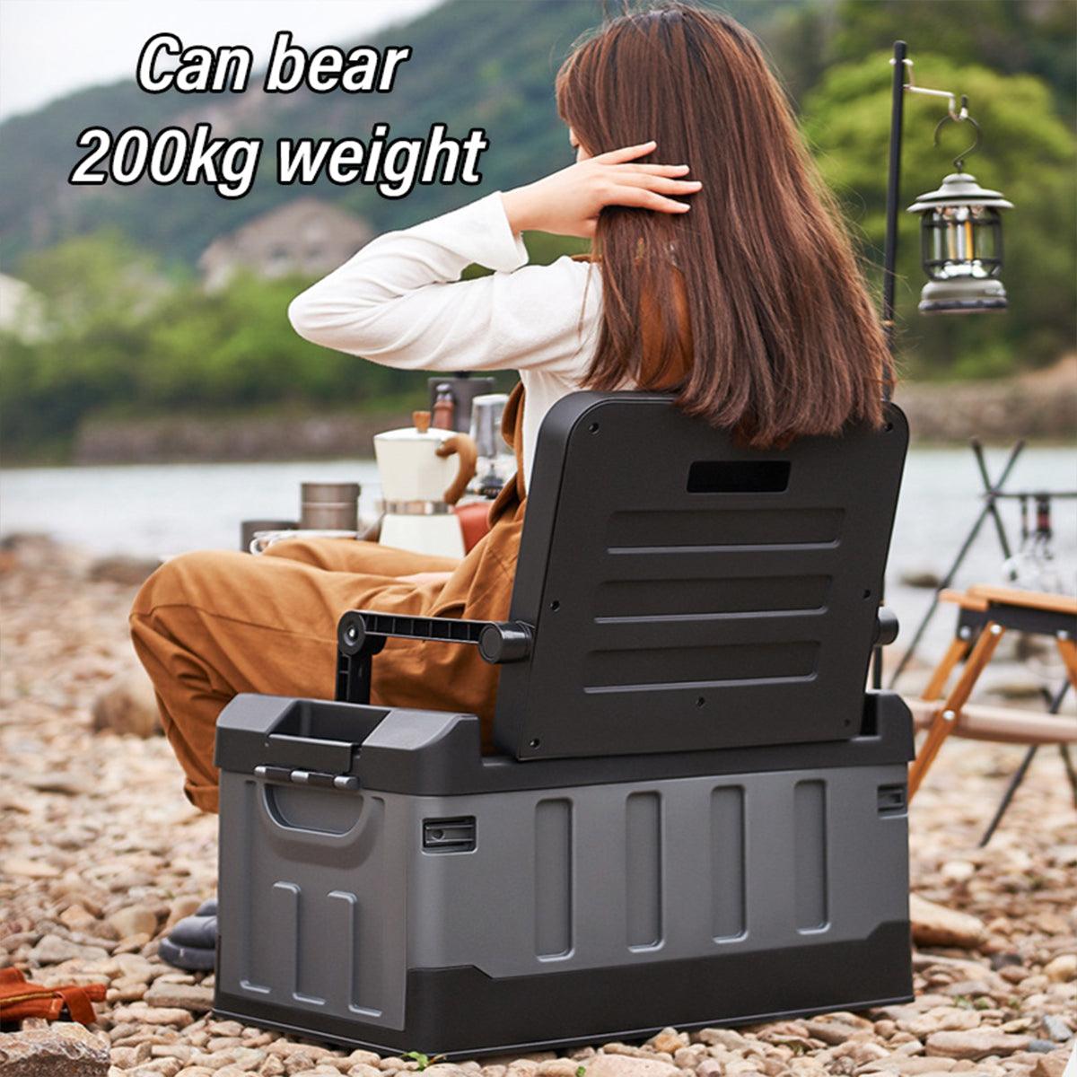 Folding Storage Box Large Capacity Organizer Collapsible Container for Home