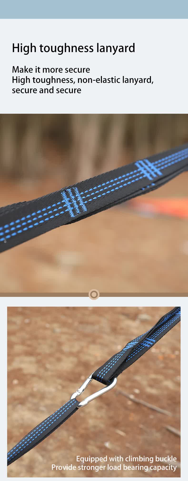 Red Outdoor Camping Hammock with Mosquito Net Anti-Tip Nylon Fabric Single/Double Person Quick-Setup Hammock