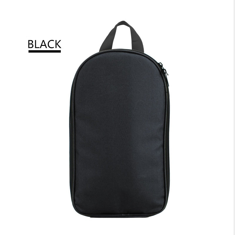 Portable Kitchen Utensil Storage Bag - Lightweight Organizer for Camping and Outdoor Cooking Black
