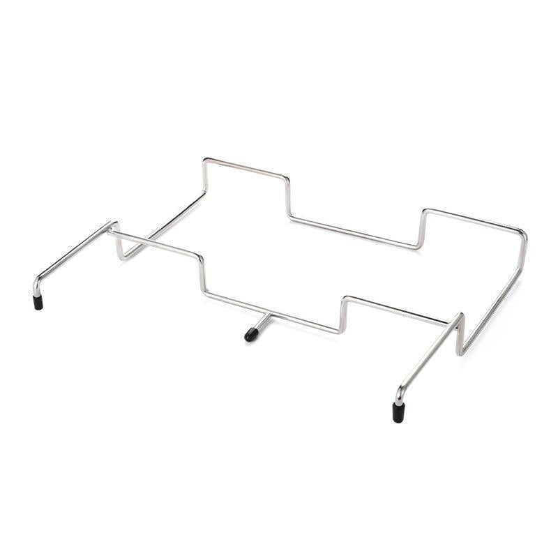 Portable Outdoor Camping Trash Bag Holder Stand Stainless Steel Folding Garbage Bag Rack for Picnic Kitchen and Student