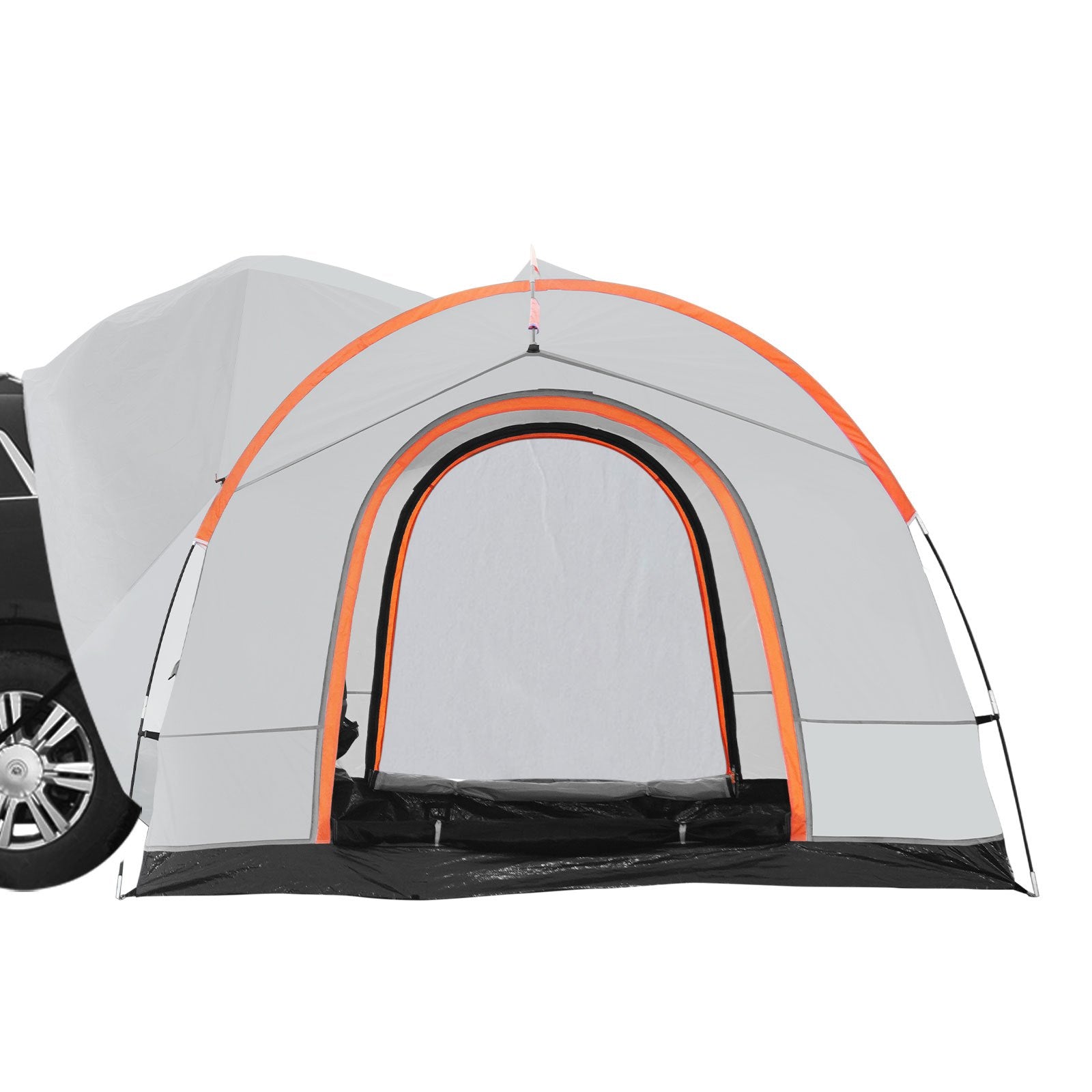 VEVOR SUV Camping Tent 8’-8’ SUV Tent Attachment for Camping with Rain Layer and Carry Bag PU2000mm Double Layer Truck