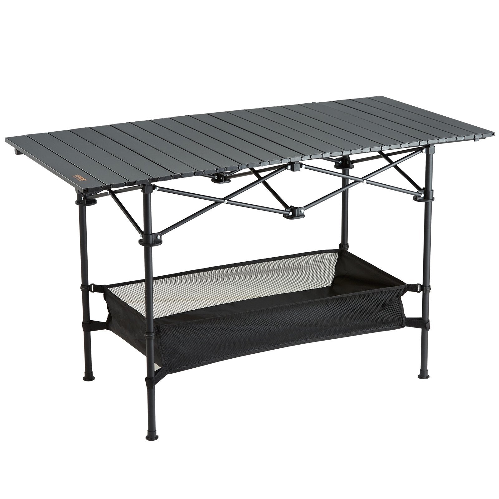 VEVOR Folding Camping Table Outdoor Portable Side Tables Lightweight Fold Up Table Aluminum & Steel Ultra Compact Work