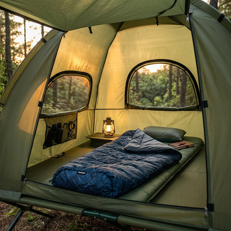 Weisshorn 5-in-1 Camping Tent Cot 1-person Air Mattress Camping Bed