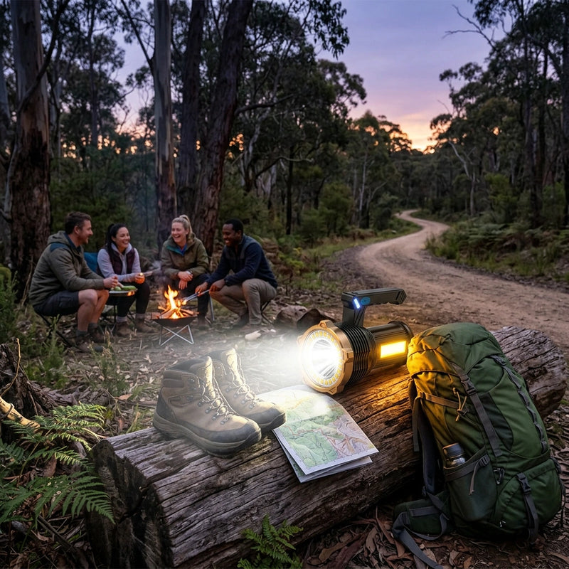 Most Powerful 1200lm LED Flashlight Super Bright Torch Lamp USB Rechargeable