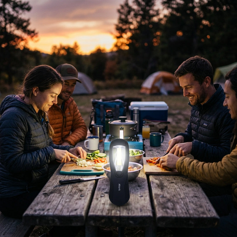 300 Lumens Ultra Bright Work Light with COB LED Technology-Black/Navy - Black