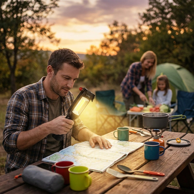 Brillar Emergency Torch, Seatbelt Cutter, Window Breaker - Black