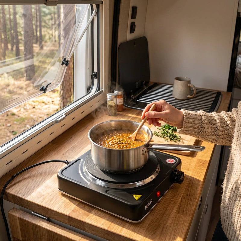 Single Burner Built-in Electric Stove Stainless Steel