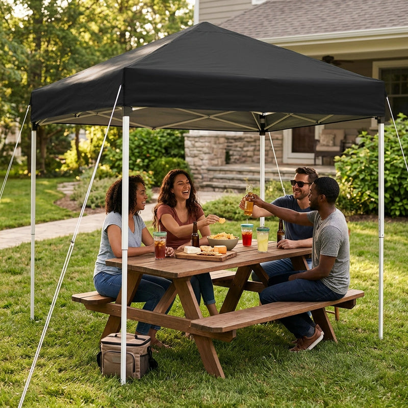 Instahut Gazebo 2x2m Outdoor Patio Garden Marquee Shade Black