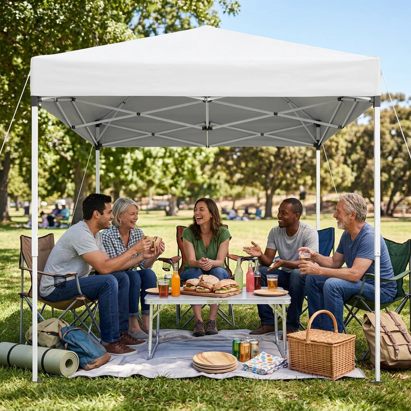 Instahut Gazebo 2x2m Outdoor Patio Garden Marquee Shade White