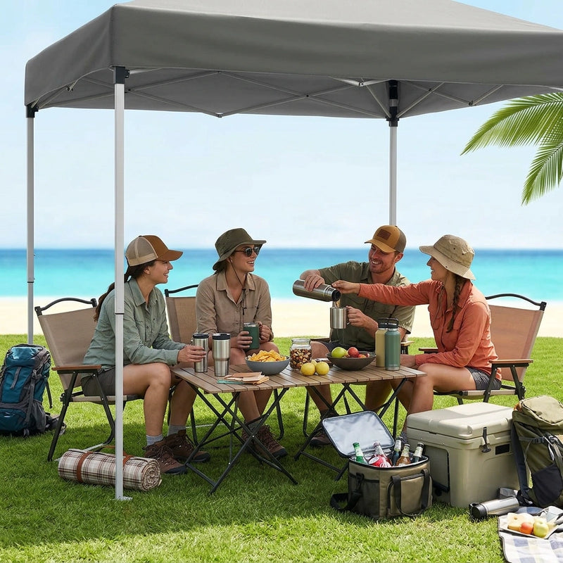 Instahut Gazebo 2x2m Outdoor Patio Garden Marquee Shade Grey