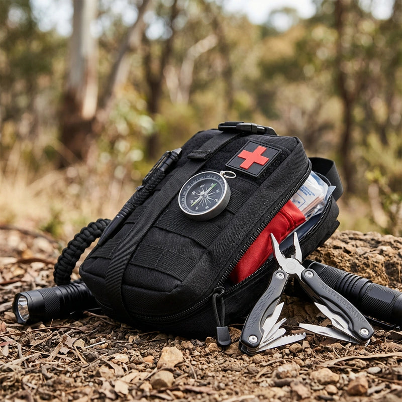 Tactical Emergency Survival Kit Outdoor Sports Hiking Camping SOS Tool Equipment